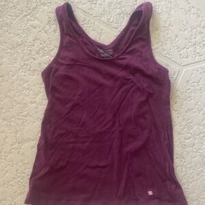 Lucky Brand Burgundy Tank size Medium